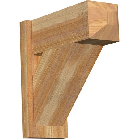 Ekena Millwork Traditional Rough Sawn Craftsman Outlooker, Western Red Cedar, 8"W x 20"D x 20"H OUT08X20X20TRA04RWR